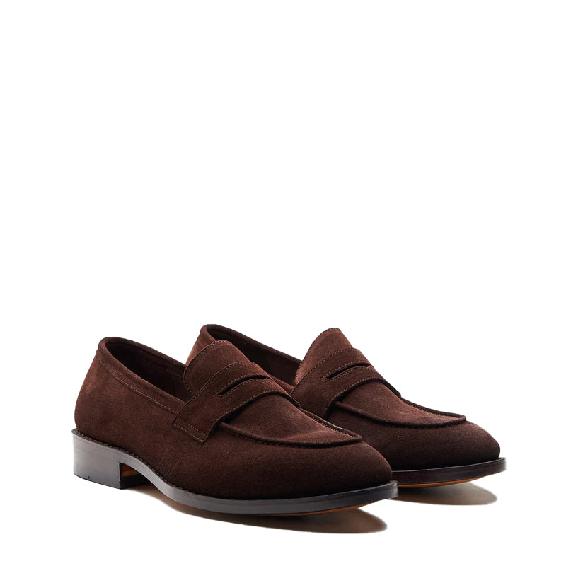 Penny Suede Leather Loafer For Men