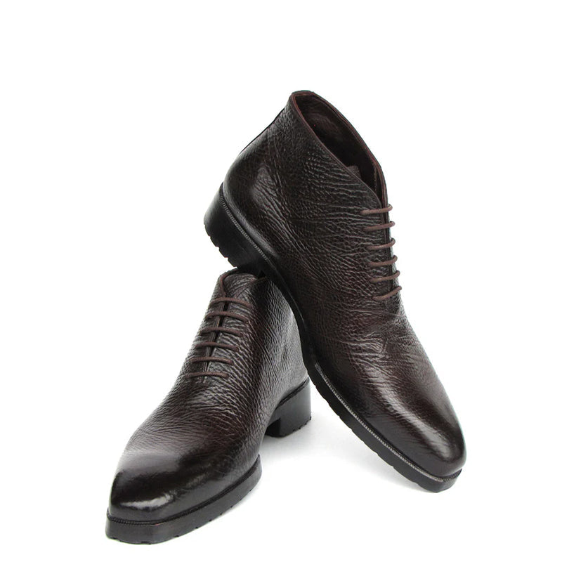 Luxury Handmade Floater Leather Ankle Boot