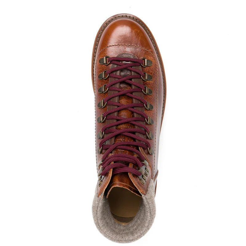 Padded Ankle Lace-Up boots