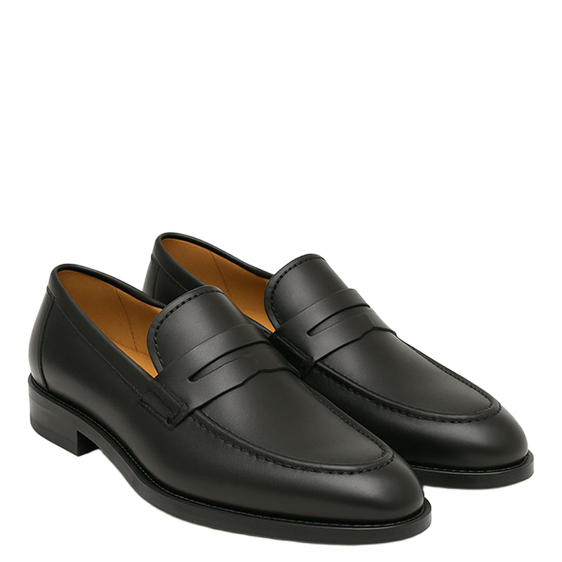 Luxury Sleek Penny Leather Loafer