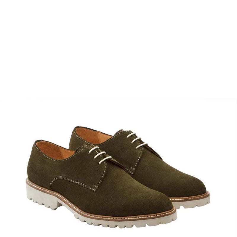 Classic Suede Leather Formal Derby Shoe