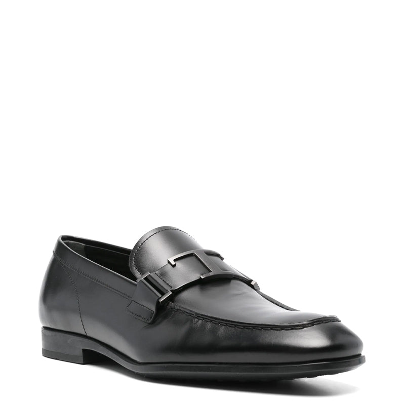 Penny Plaque Shiny Leather Loafer