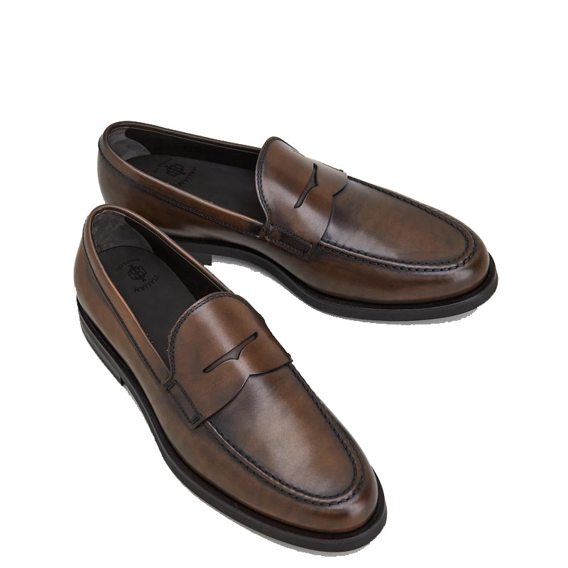 Classic Penny Solid Leather Loafer