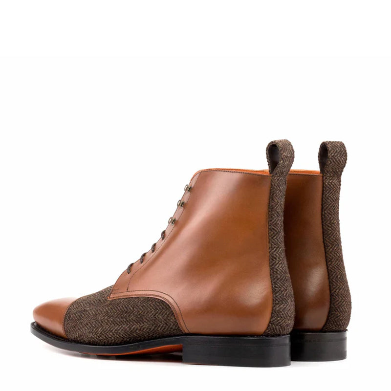 Custom HandMade Leather Lace Up Boots
