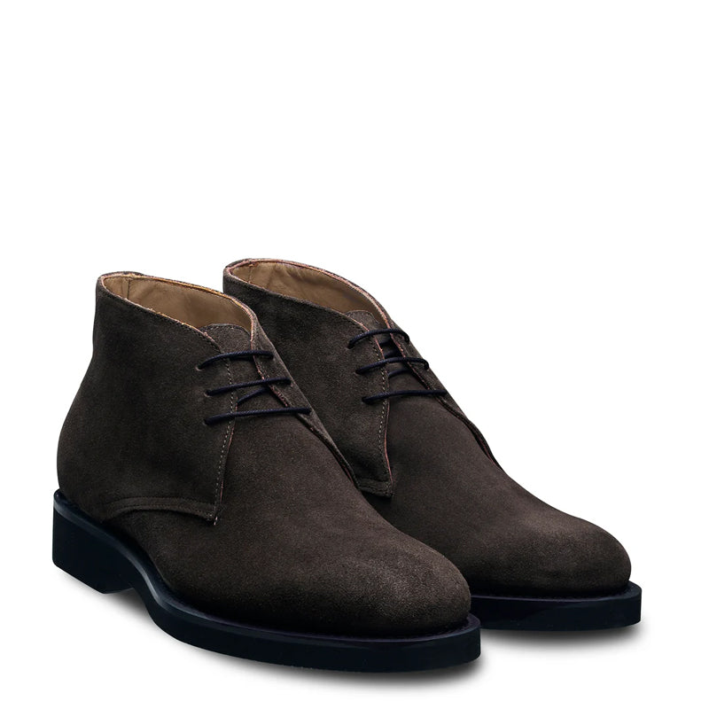 Pure Leather Suede Desert Chukkas Boot