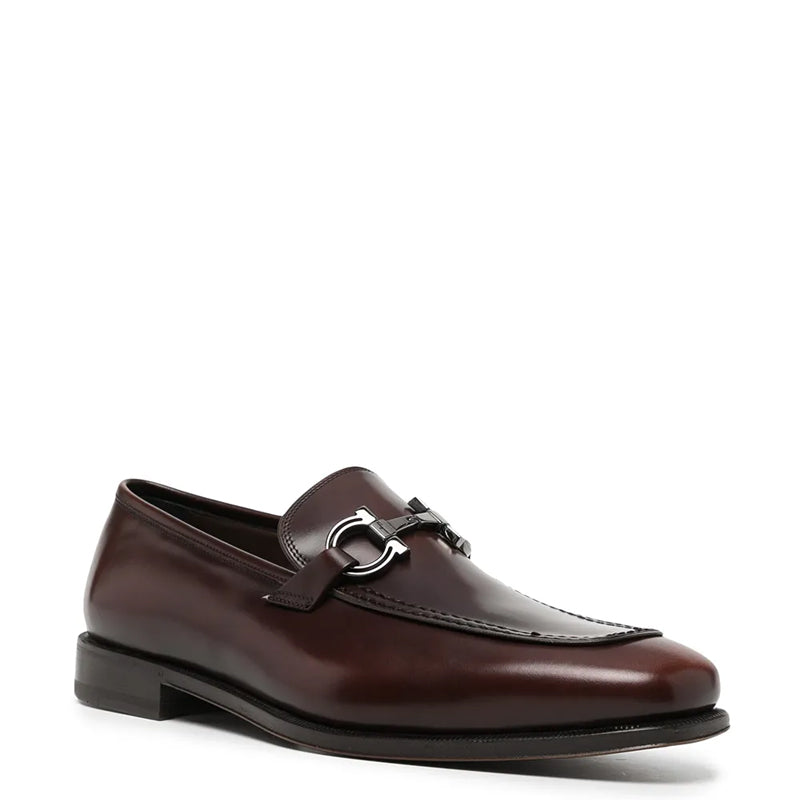 Men s Horse bit Leather Buckle Loafer