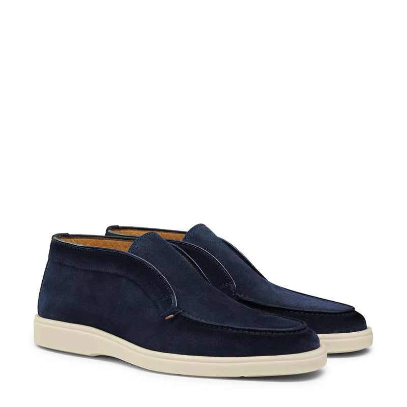 Blue Suede Loafer For Men