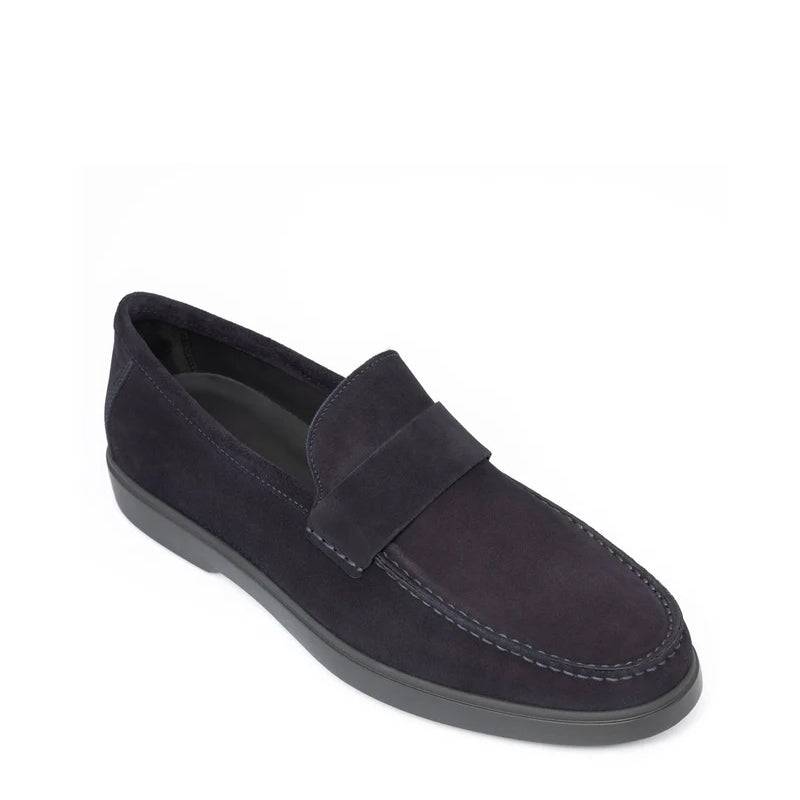 Suede Slip On Leather Loafers For Men