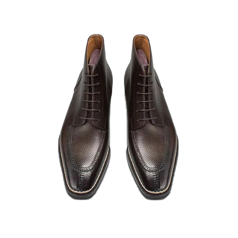 Handmade Leather Lace Up Chukkas Boots