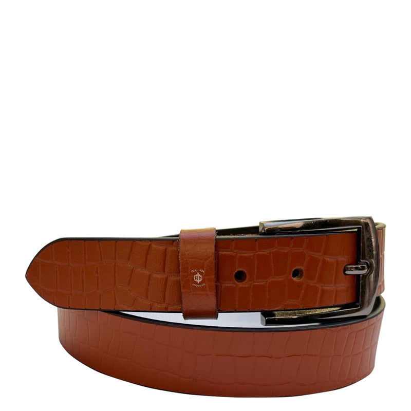 Serpente Leather Belt