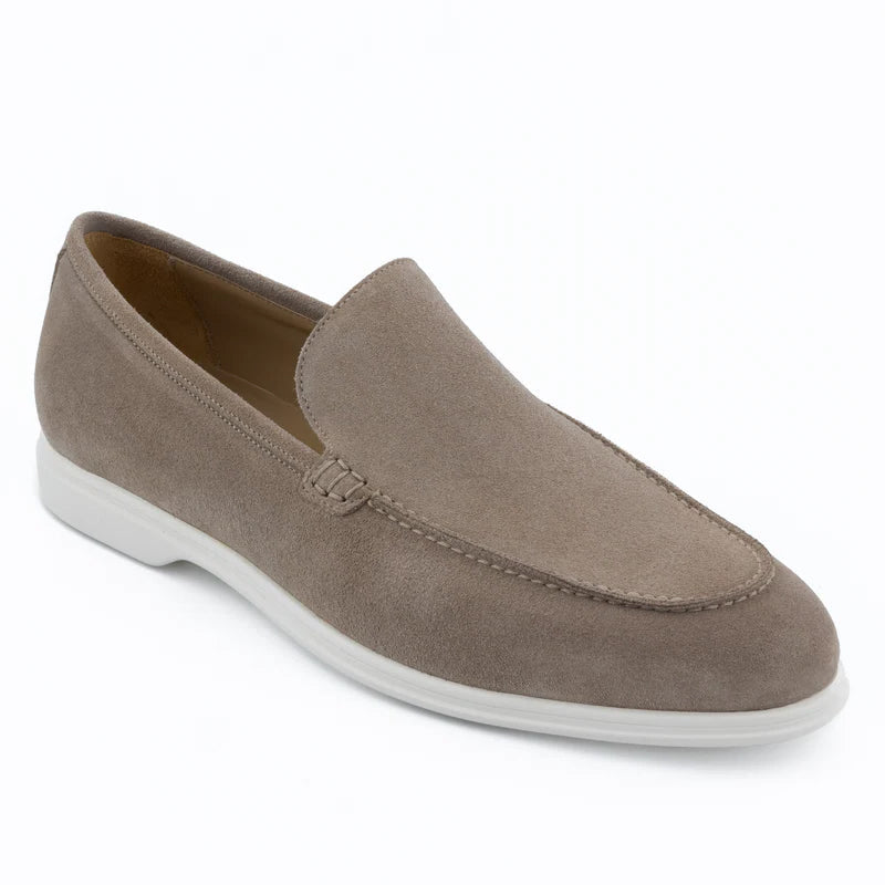 Premium Suede Leather Blue Loafer For Men