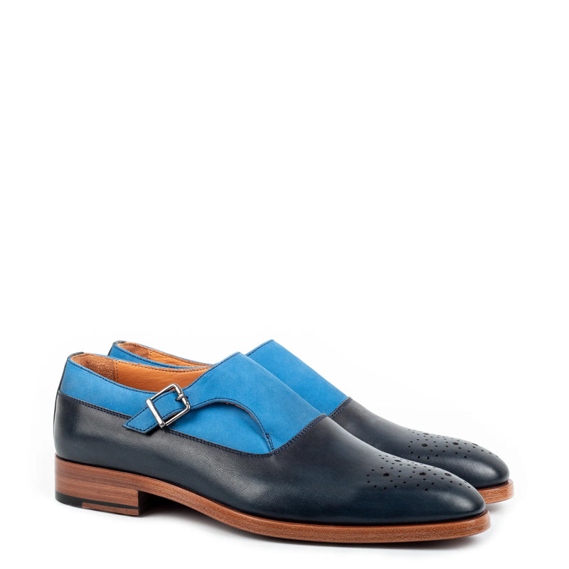 Danube Leather Single Monk Strap Shoe