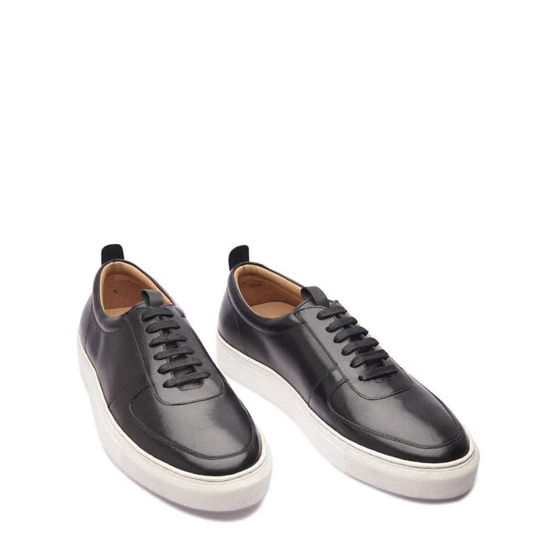 Men Casual Leather Lace Up Sneakers