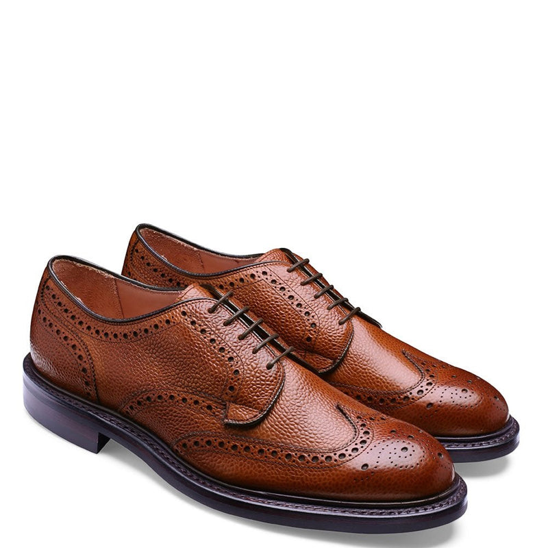 Men Handmade Leather Formal Derby Tan Shoe