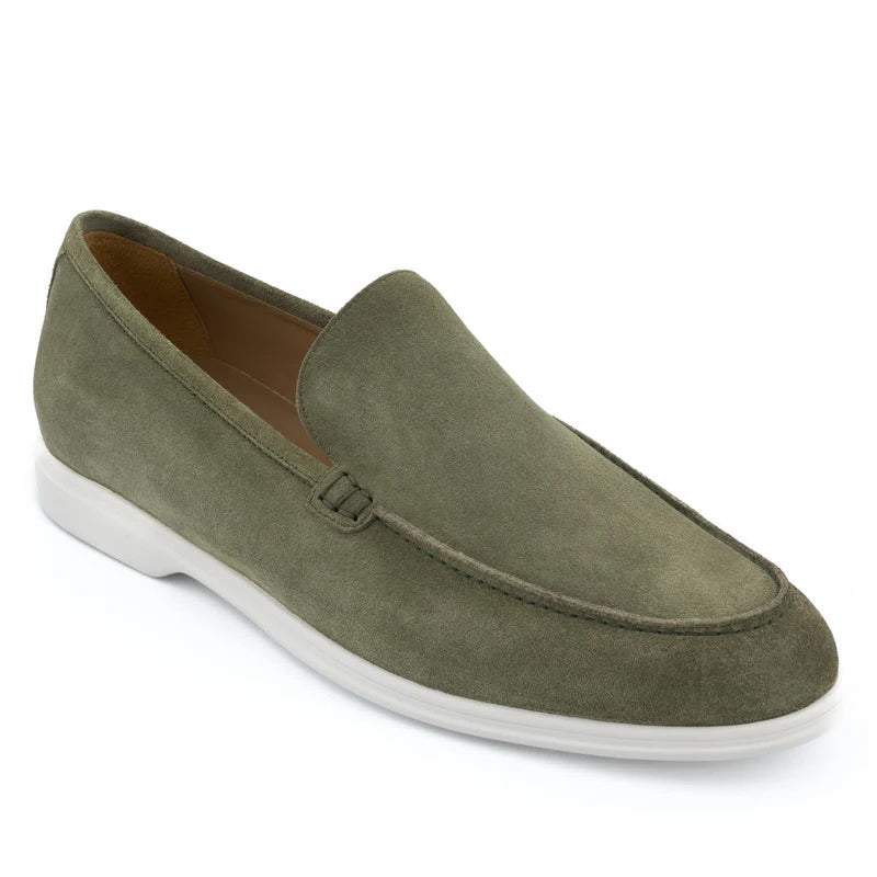 Premium Suede Leather Blue Loafer For Men