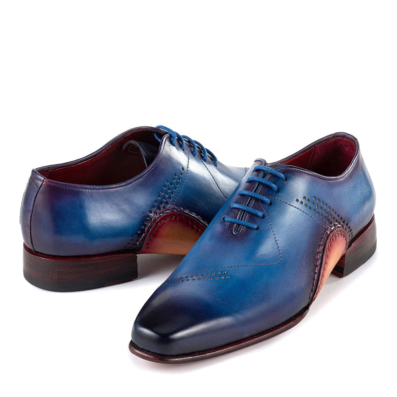Hand Painted Leather Oxford Shoes For Men