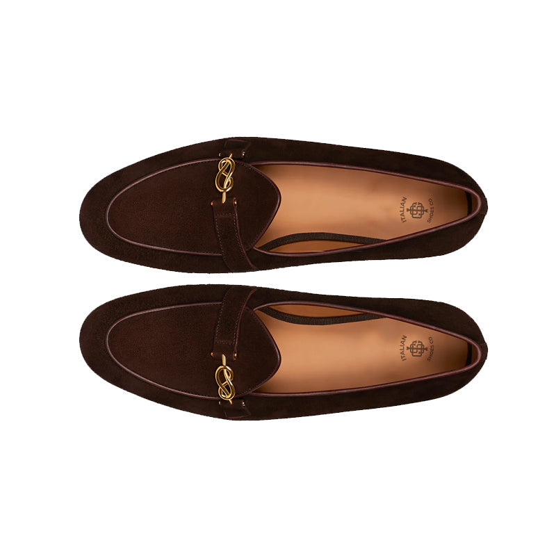Men's Suede Loafers Sleek Shoe