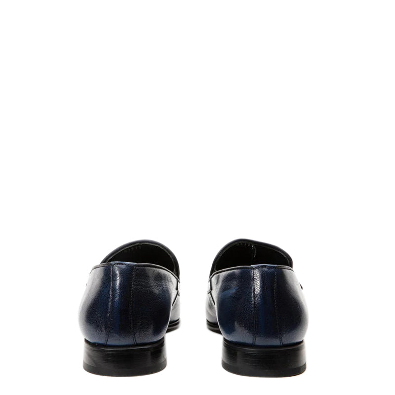 Black Men s Leather Slip On Shoe