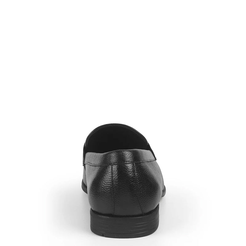 Pure Leather Textured Moccasins Loafer
