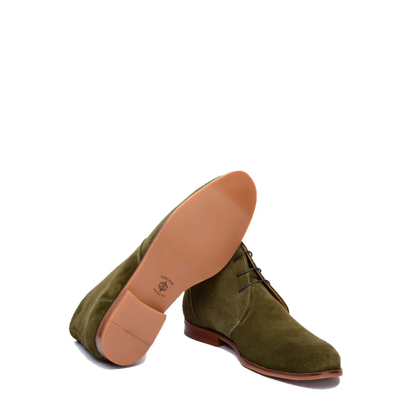 Men Suede Handmade Leather Chukkas Boot