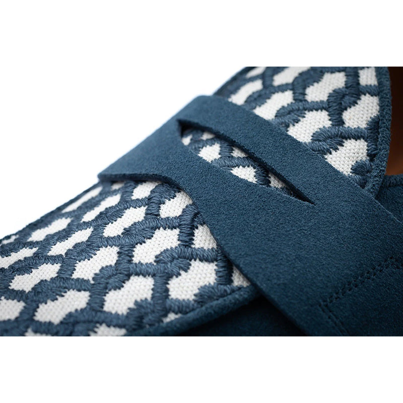 Belgian Suede Slip On Loafers