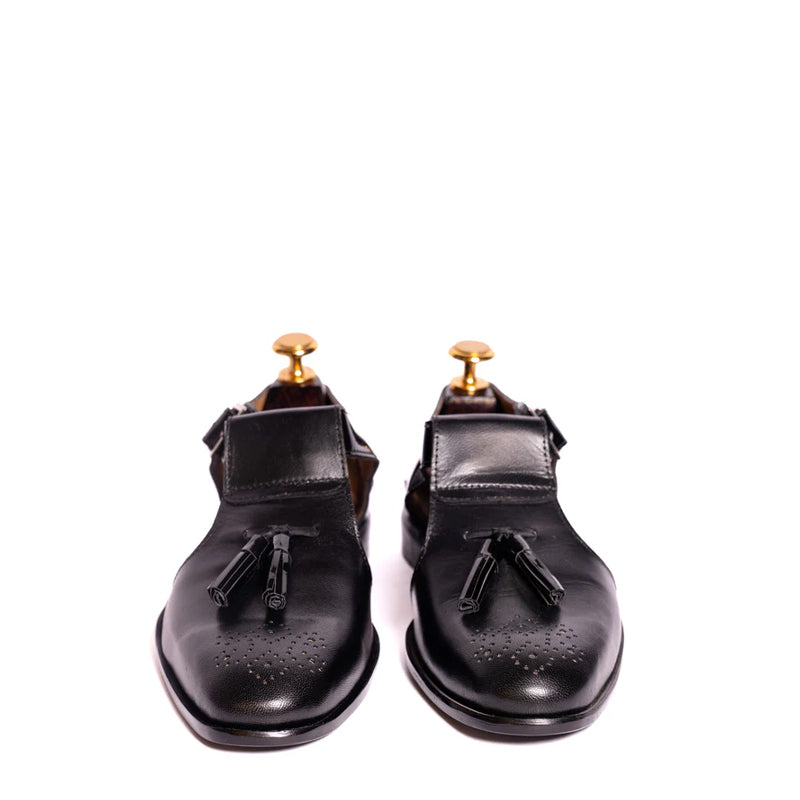 Back Strap Leather Comfort Pathani Sandal