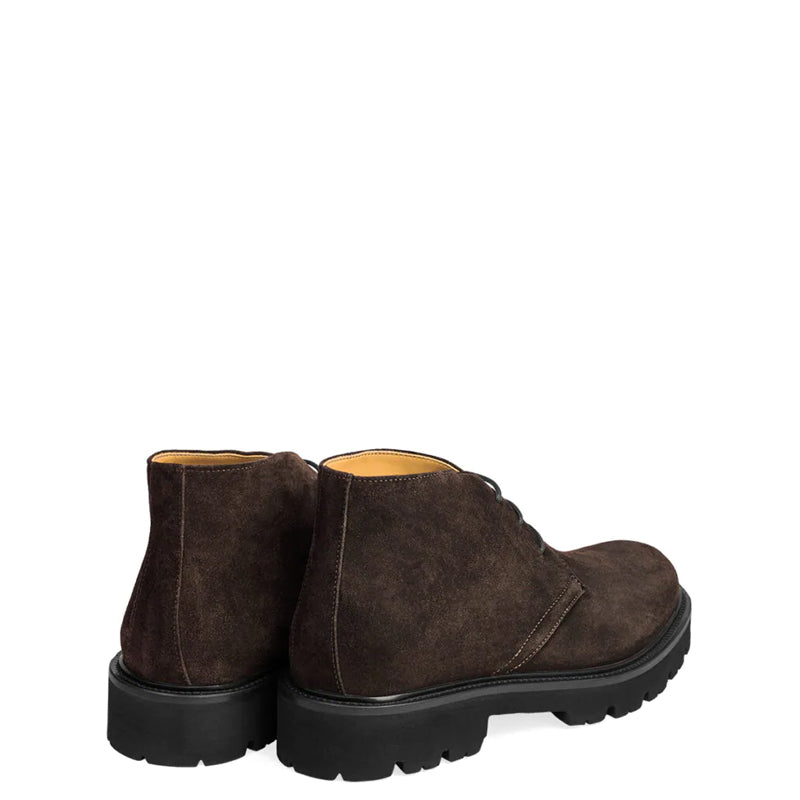 Suede Luxury Solid Leather Chukkas Boot Cocoa Brown