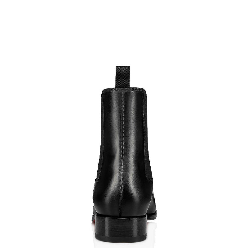 Classic Polished Italian Leather Stylish Chelsea Boots