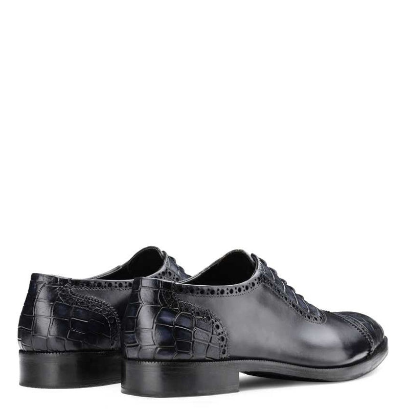 Premium Croco Leather Oxford Shoes