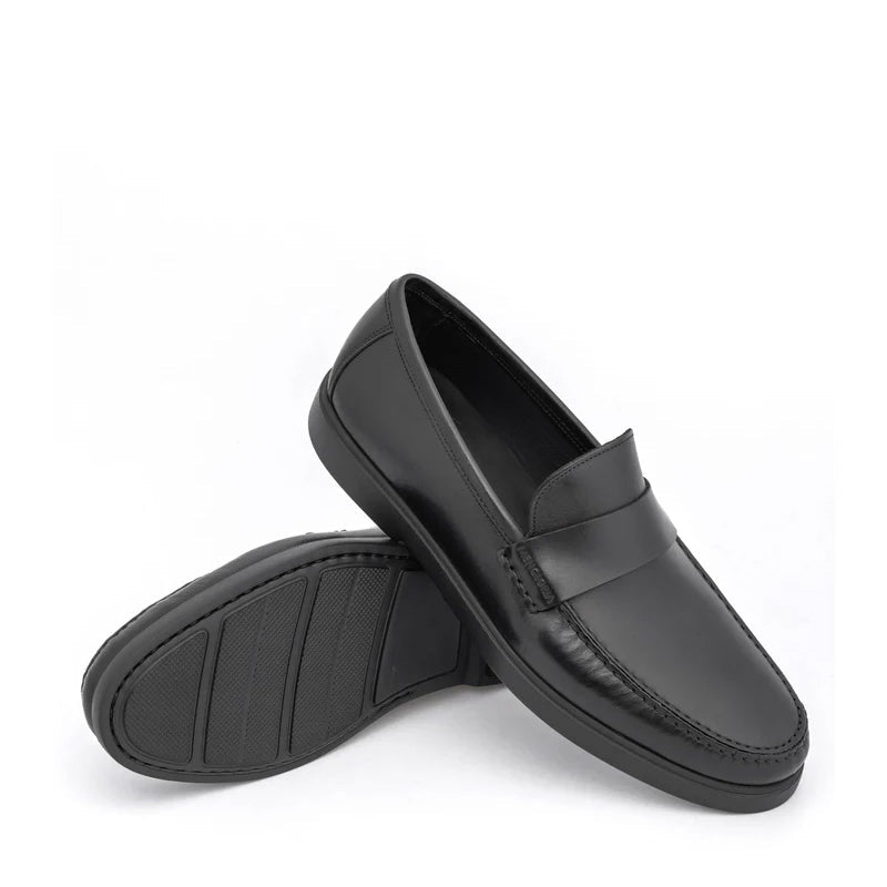 Premium Slip On Penny Black Loafer