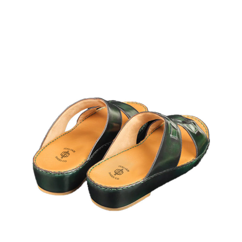Classic Leather Comfort Arabic Red Sandal
