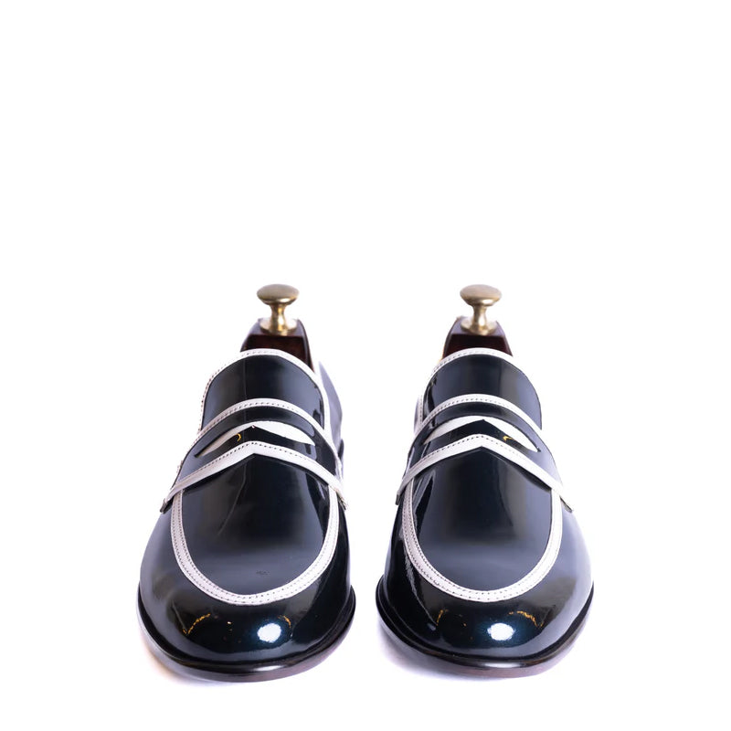 Patent Handmade Shiny Leather Loafer