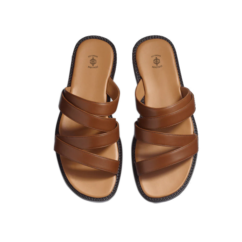 Men's Black Strappy Comfort Sandal