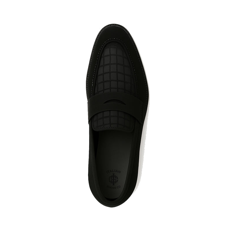 Suede Royale Leather Printed Loafer