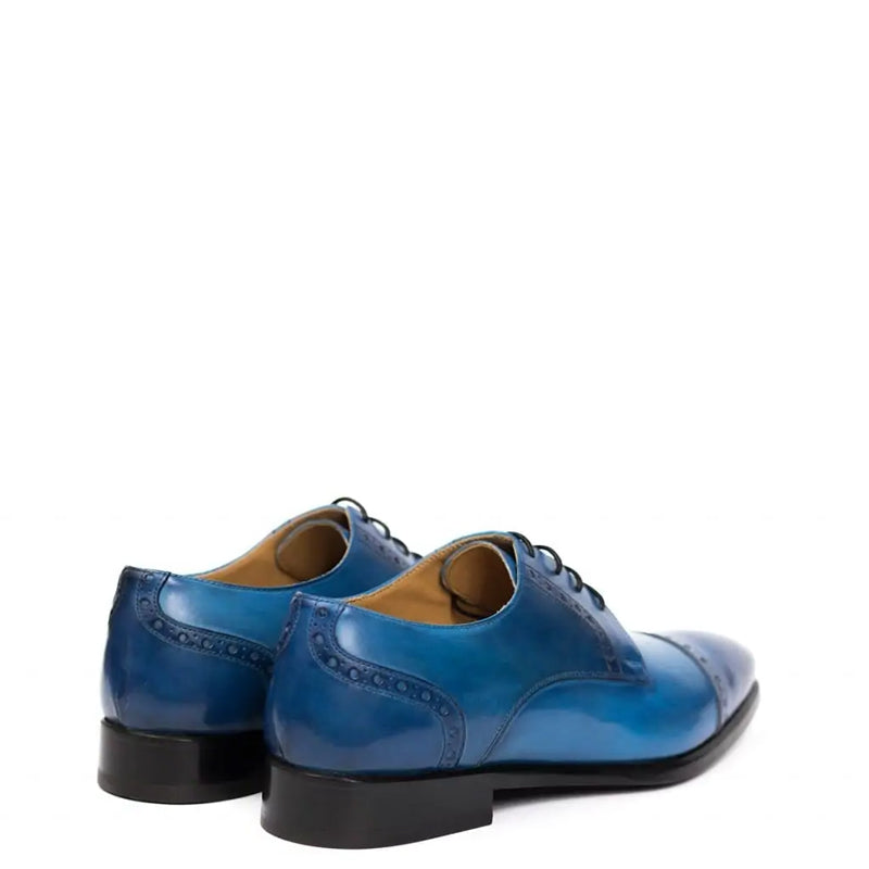 Premium Handmade Leather CapToe Oxford Brown Shoe