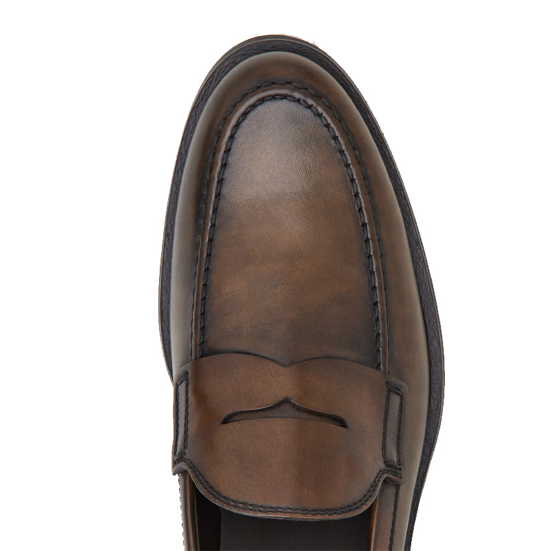 Classic Penny Solid Leather Loafer