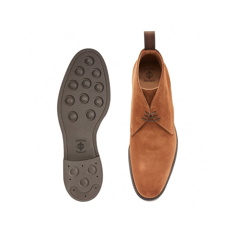 Suede Handmade Leather Chukkas Boot