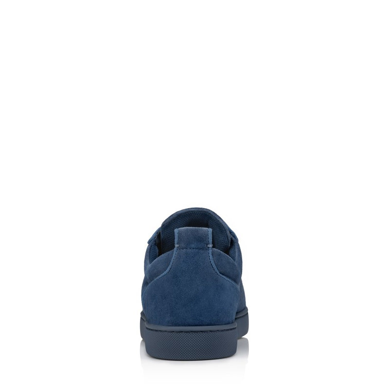 Men Suede Lace-Up Green Sneakers