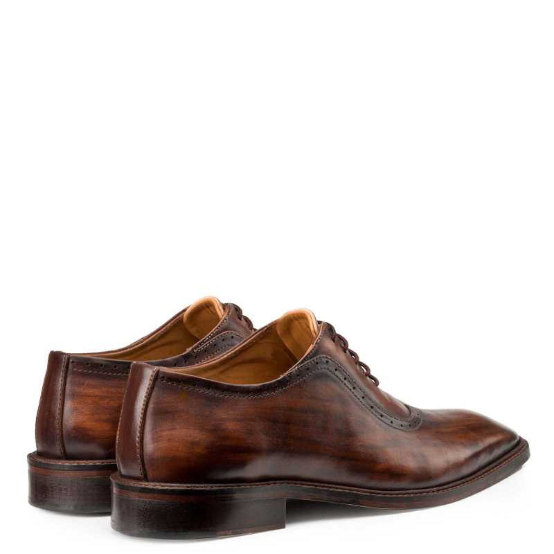 Handpainted Solid Leather Formal Oxford Shoe