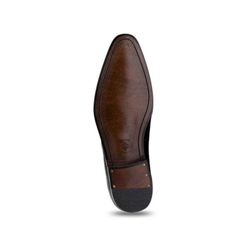 Polished Leather Penny Loafer For Men
