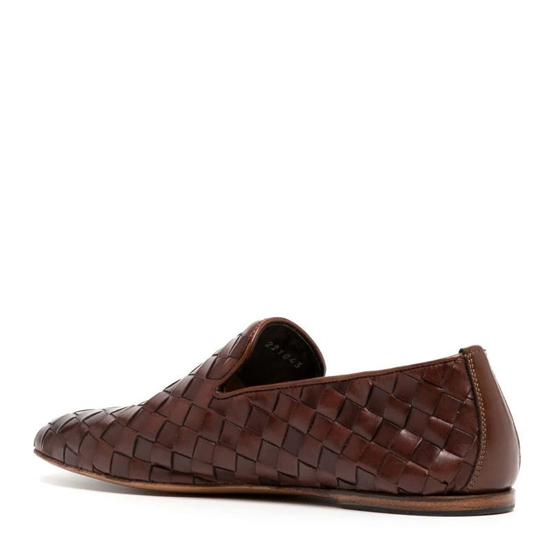 Tessuto Leather Loafers