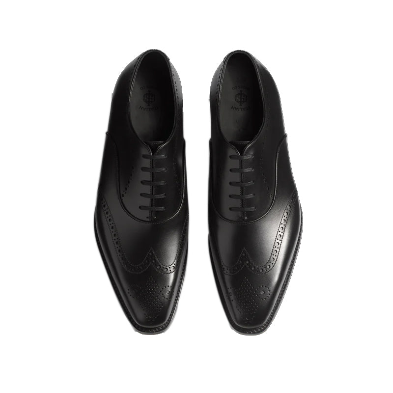 Classic Design Polished Leather Formal Oxford Shoes