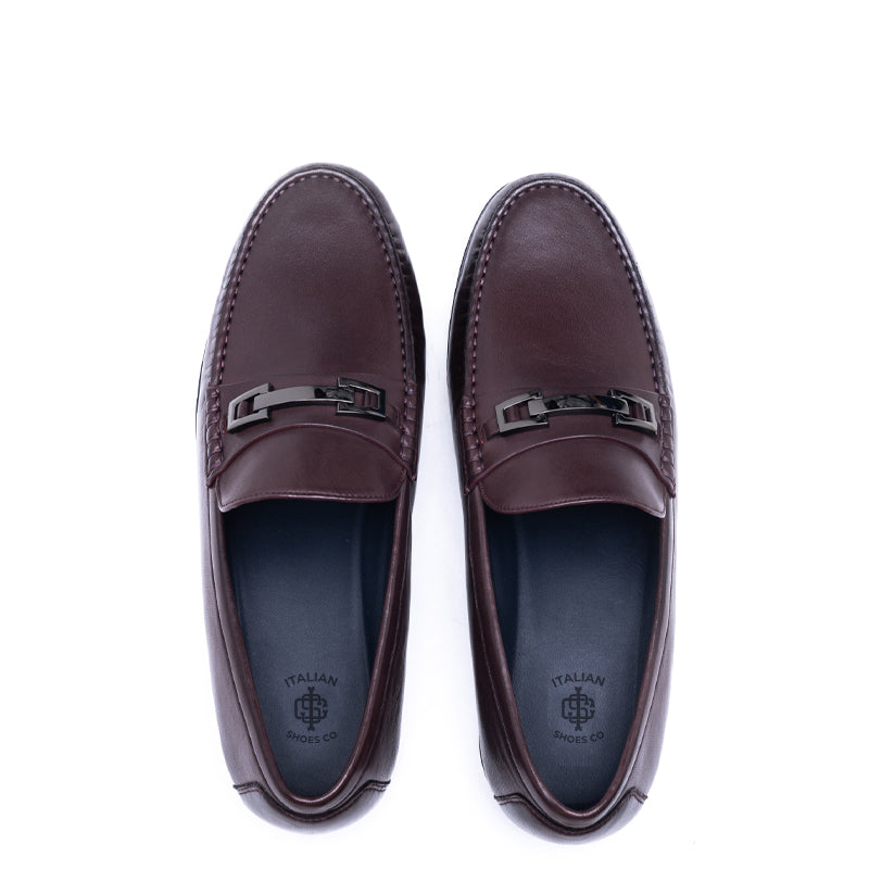 Penny Leather Slip-On Bit Loafer
