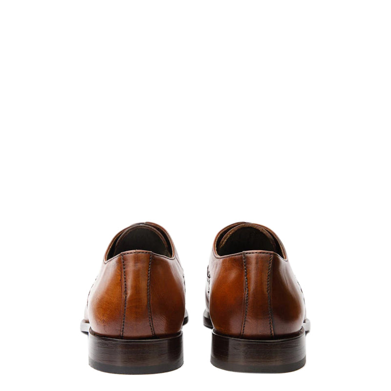 Brown Single Brogue Cap Toe Men s Shoe