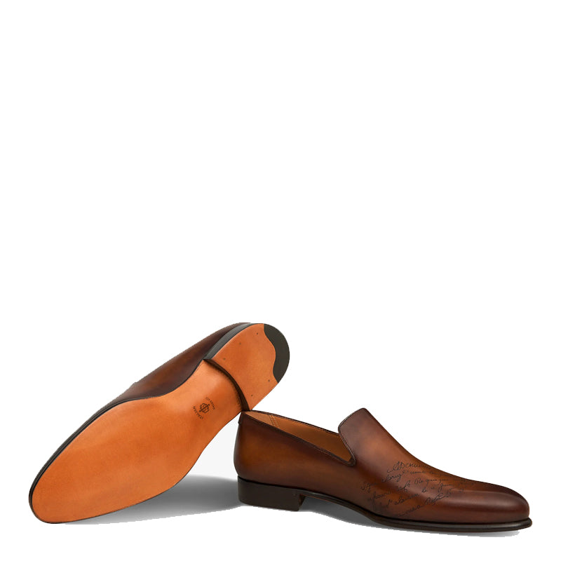 Men Solid Leather Formal Black Loafer
