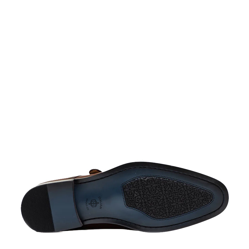 Classic Upper Suede Leather Single MonkStraps Shoe