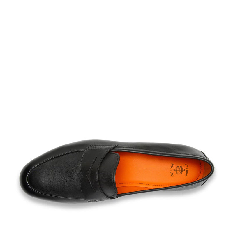 Penny Solid Leather Carlo Burgundy Loafer