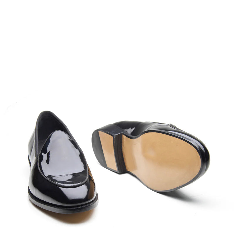 Men's Patent Loafers Slip-on Shoe
