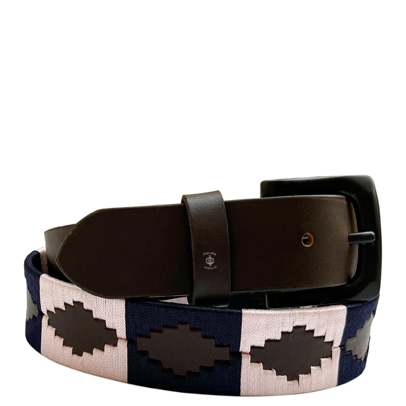 Stile polo Leather Belt Black and Light