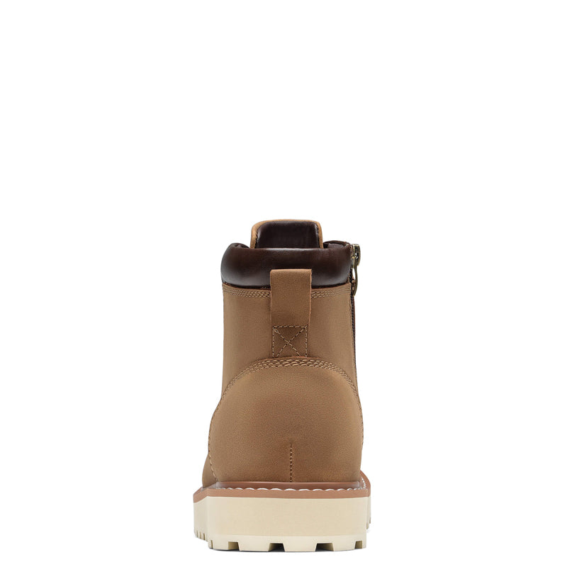 Men's Moc Toe Boot Fashion Comfort Casual Wedge Boot
